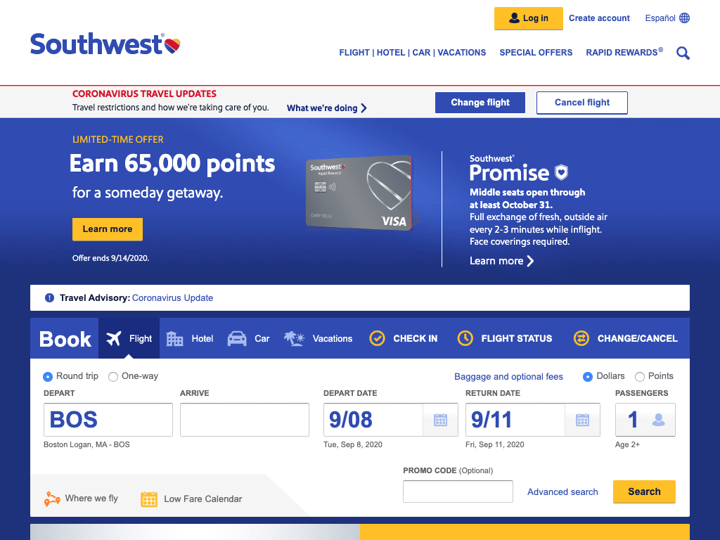 Get Real 55% OFF with Southwest Promo codes in September 2020